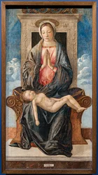 Madonna con bebé dormido, de Giovanni bellini, c.1470.