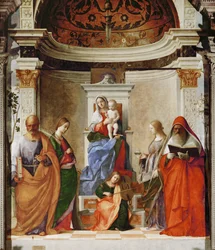 Sacra Conversazione (pintura sobre lienzo)