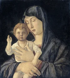 Virgen con Niño Bendiciendo de Pie, 1470-1480