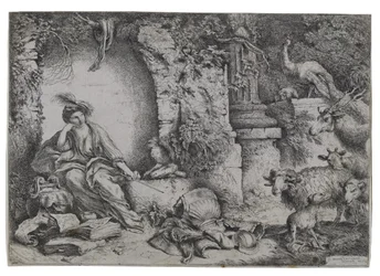 Circe convierte a los hombres de Ulises en bestias