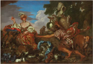 Circe transformando a los compañeros de Ulises en jabalíes