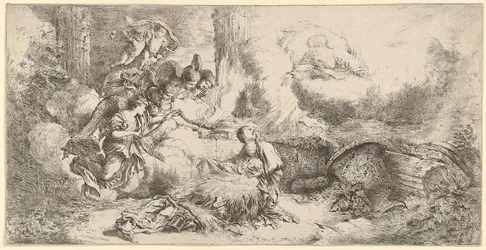 Natividad con Dios Padre y ángeles, ca. 1647-50