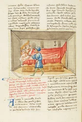 Decamerón, El pasado; Girolamo Sighieri en la habitación de Salvestra, Cuarto día, relato 8.