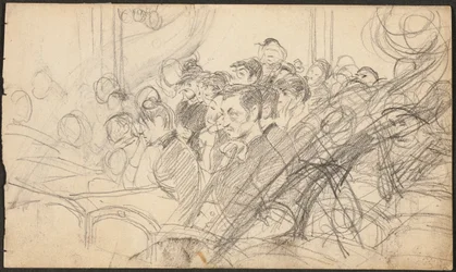 Audiencia en un teatro parisino I