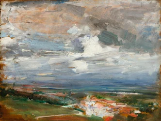 Boldini - PAISAJE ROSA