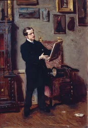 Florencia, Joven Observando Pintura
