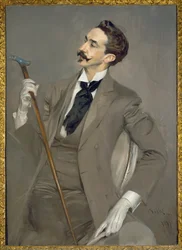 Conde Robert de Montesquiou (pintura sobre lienzo)