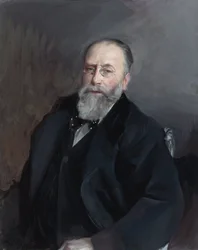 Retrato de Edmond de Rothschild (1845-1934) banquero, filántropo y coleccionista francés