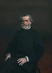Retrato de Giuseppe Verdi