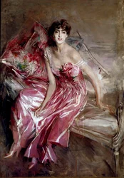 Retrato de Madame Olivia Concha de Fontecilla o la Dama de Rosa