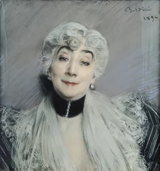 Retrato de la Condesa de Martel de Janville, conocida como Gyp (1850-1932), 1894