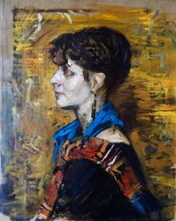 Retrato de la mujer o la gitana