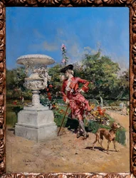 Joven marqués en Versalles