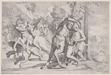 La educación de Aquiles, 1650-55