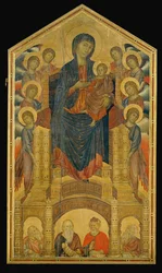 Virgen de la Santísima Trinidad, pintada hacia 1260 para la iglesia de la Trinidad de Florencia (pintura sobre madera)