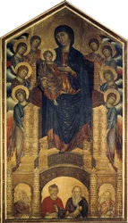 La Madonna en Majestad Maestà, 1285-1286