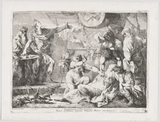 El sacrificio de Políxena, 1776