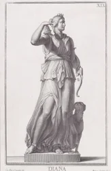Estatua de Diana, 1734