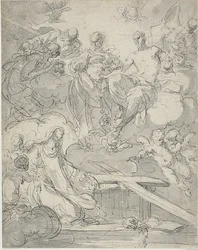 Estigmatización de Santa Maria Maddalena de