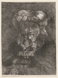 Anciano al estilo de Rembrandt
