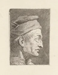 Perfil de un anciano, de la Raccolta di Teste (Colección de cabezas)