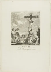 La Crucifixión, lámina doce del Vía Crucis