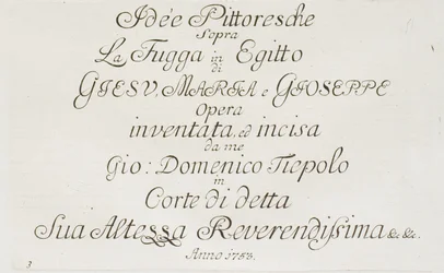 Portada de La huida a Egipto