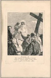 Vía crucis - Estación X, Jesús Despojado