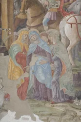 Crucifixión, 1495 (detalle)