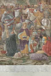 Milán, Refectorio del Cenáculo Vinciano, Donato Montorfano, Crucifixión de Cristo