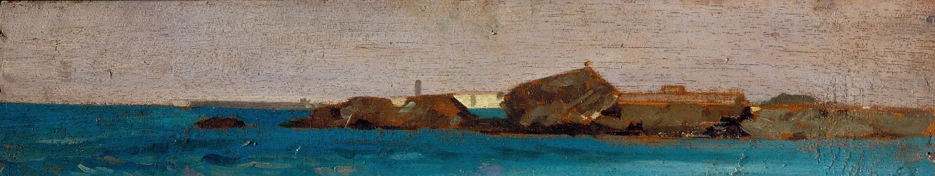 Mar azul, c.1865 (óleo sobre tabla)