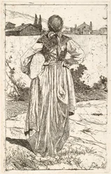 Mujer del Gabbro [Donna al gabbro]