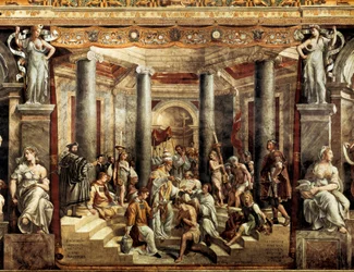 El bautismo de Constantino