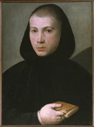 Retrato de un joven monje benedictino, primera mitad del siglo XVI