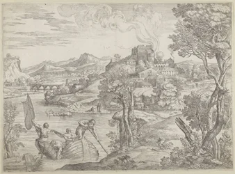 Paisaje con laúd