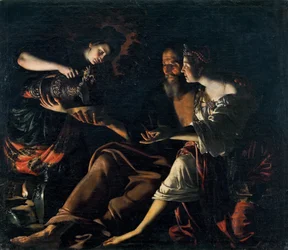 Lot y sus hijas, 1617