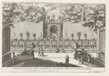 Fontein in de tuinen van de Villa d
