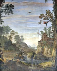 Paisaje y bañistas