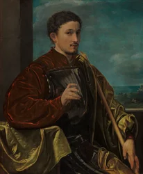 Retrato de caballero, c.1525 (óleo sobre lienzo)