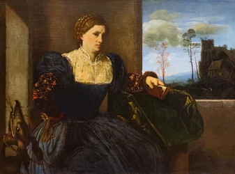 Retrato de mujer, c.1525 (óleo sobre lienzo)