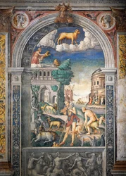Fresco de Giovanni Maria Falconetto (1468-1535), Sala del Zodiaco, Palazzo D