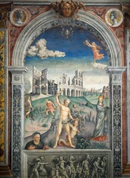 Fresco de Giovanni Maria Falconetto (1468-1535), Sala del Zodiaco, Palazzo D