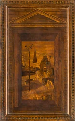 Coro Canónico Lignaean, Incrustado por Giovanni Maria Platina 1484, Silla Superior
