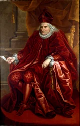 Retrato de Oberto Della Torre (1617-1691) Dogo de Génova entre 1689 y 1691. Pintura de Maria Delle Piane (1660-1745) 1690-1691 Dim. 230x153 cm Colección privada sucesión Luigi Cattaneo Adorno