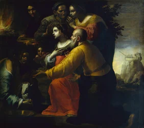 El Sacrificio de Noé después del Diluvio