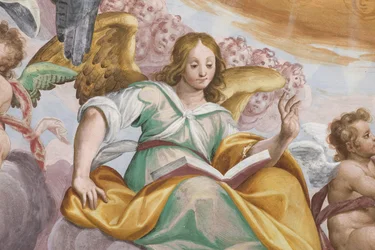 Ángel y putti