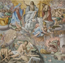 Juicio final, (detalle), 1614