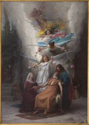 Pasaje de San José 1875 (óleo sobre lienzo)
