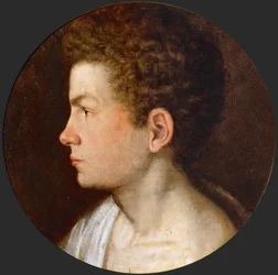 Autorretrato por Giovanni Paolo Lomazzo, c. 1560
