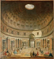 El Interior del Panteón, Roma